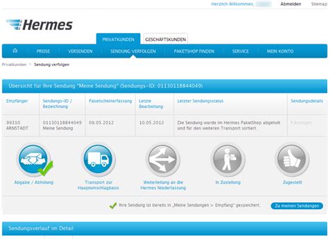 myhermes de paketschein sendeverfolgung